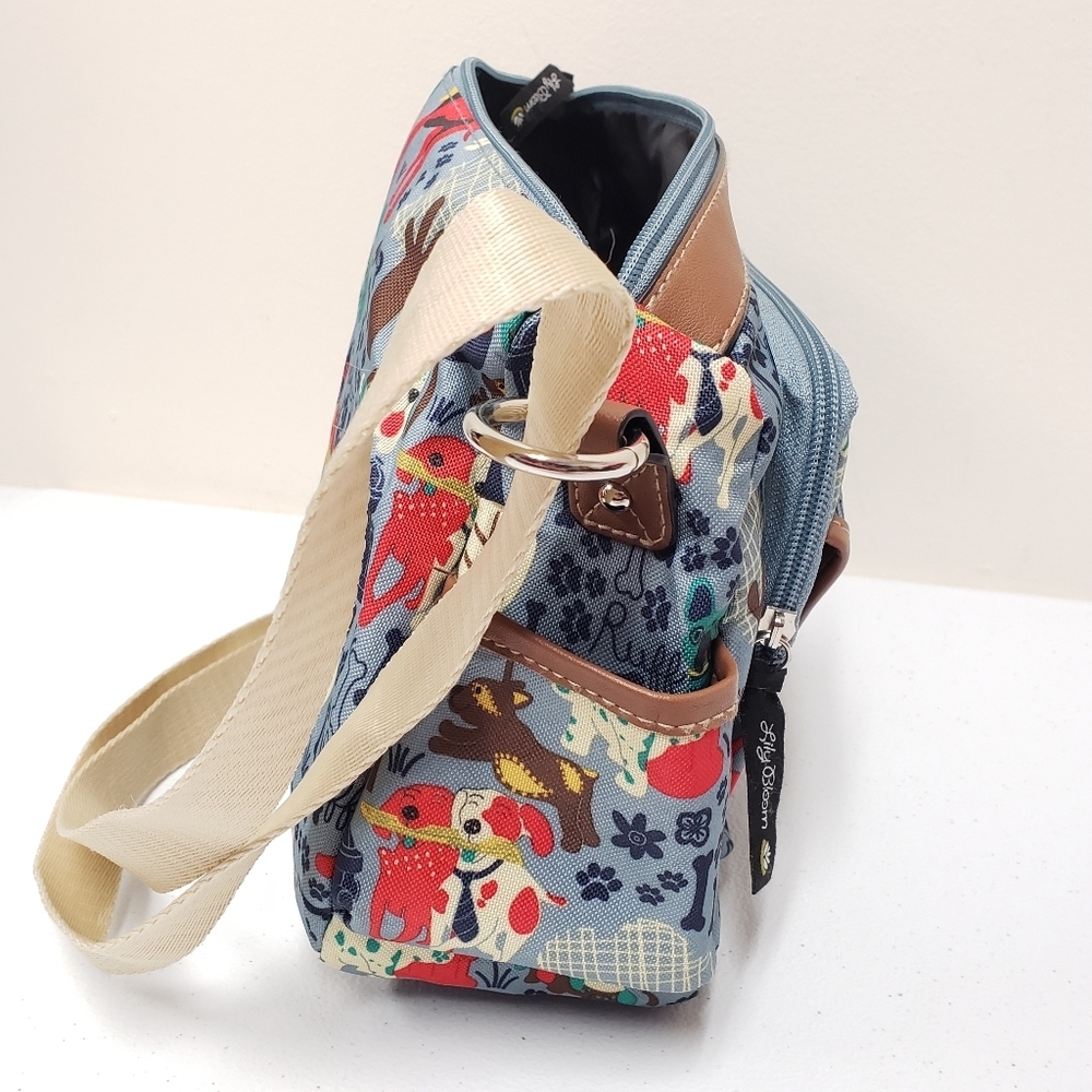 Lily Bloom Who Let the Dogs Out Crossbody Bag Purse - Picture 4 of 12